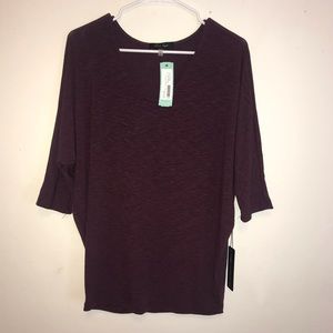 NWT Laila Jayde Bowie 3/4 Sleeve Dolman Knit Top